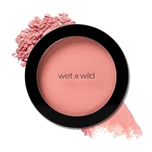 wet n wild Color Icon Blush, Effortless Matte Natural Sheer Glow & Seamless Blend, Luxuriously Infused Smooth Jojoba Oil, Cruelty-Free & Vegan – Pinch Me Pink
