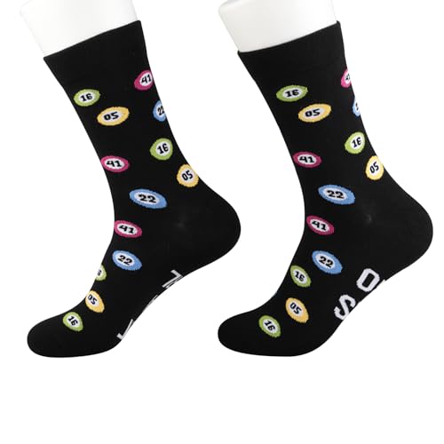 Image of PXTIDY 2 Pairs Gambler Socks For Women Girl Gambling Lovers Gift Gambler Sock