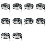 10-Pieces Button-Type H-Pin Capacitor 5.5V 0.33F (9.5×8.6MM) Suitable for Industrial Control Equipment, Electronic Instruments, Timing Circuits, etc.