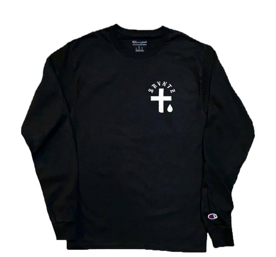 【SRVNTZ✙サーヴェンツ】He is ALIVE /ロンT S 黒 Amazon.co.jp: SRVNTZ✙サーヴェンツHe is ALIVE ロンT S 黒