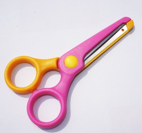Kids- Safe, Craft Double Colours 4.5" Blunt Tip Scissors