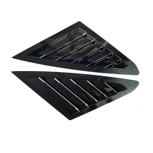Aileron arrière latéral de vitre Ford Focus : style sport haut de gamme noir laqué