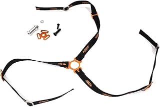 C32583ORANGE Realistic Spare Tire Straps w/Mount for Losi 1/10 Lasernut U4 4WD Brushless RTR