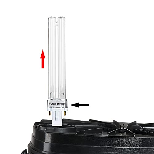 Aquatop 4-Stage Canister Filter With Vortex Prime, 9W Uv, 370Gph Flow Rate, 35W Power, Up To 125 Gal – Including All Filtration Media, Great For Salt & Freshwater Tanks, Uv For Crystal Clear Water #TOP3