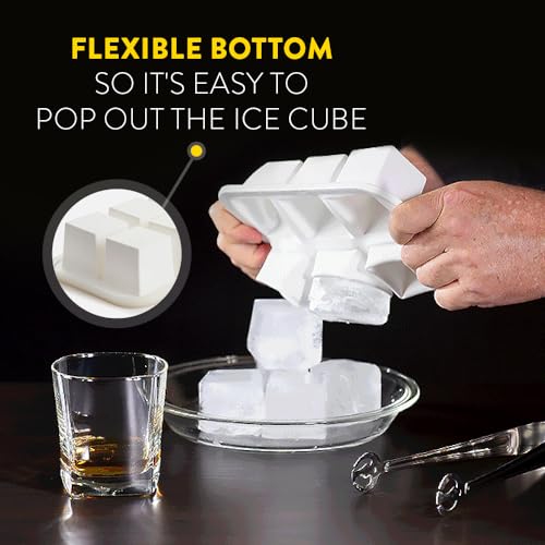Bandeja de silicona para cubitos de hielo con tapa miniatura 2