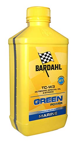 BARDAHL Nautica Green Power Olio Lubrificante Motori 2 Tempi Fuoribordo TC-W3 1 LT