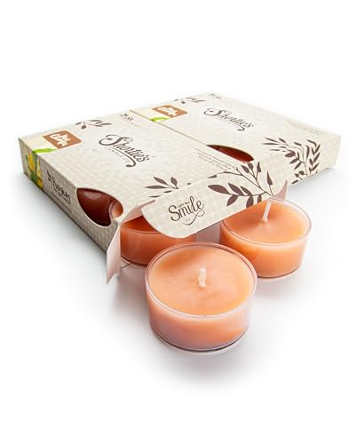 Bougies chauffe-plat marron Earth pour une ambiance cocooning au salon