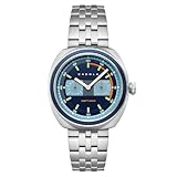 Cadola Orologio da uomo 43mm Giulia Calendar con cinturino in pelle CD-1043, Blu Spectrum