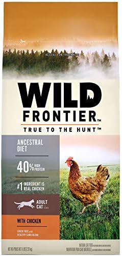 Wild Frontier Adult Chicken Flavor Grain Free Dry Cat Food 5 Pounds
