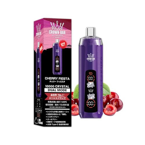 Al Fakher Crown Bar �d�q�^�o�R �^�[�� �j�R�`��0 �����C �g���̂� �V�[�V�� vape �Z�� ���L�b�h �����^�� ���� �x�C�v�G���W�� �V�^ DTL�Ή� ��e��10000�� �z������ USB Type-C �N���X�^���~�X�g �t���[�o�[