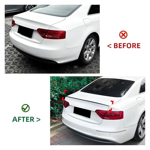 Aileron arrière de voiture pour A5 Coupé 2007-2016 kit de coffre - 4