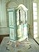Fine Home Crafts ARTLEER 112 Scale Miniature French Louis XV Royal Gold Blue White Wood Wardrobe with Mirror
