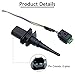 KEJSTED Outside Ambient Air Temperature Sensor & Connector Pigtail Plug 65816905133 65816905050 Compatible with BMW 128i 323i 325i 328i 330Ci 528i 530i 550i M3 M5 M6 X3 X5 X6 Z4 Z8 Mini Cooper