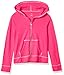 Hanes Little Girls' Slub Jersey Full Zip Jacket