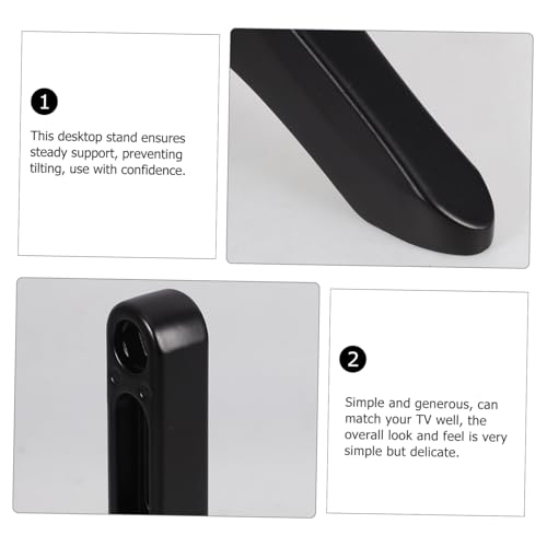 Support de table TV stable VOSAREA pour éviter les chutes d'écran avec fixation vis - 6