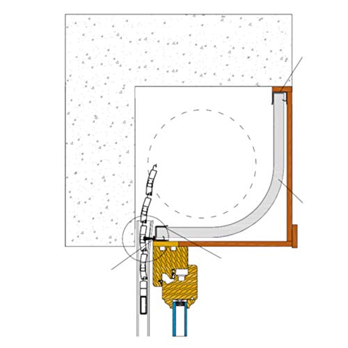 Renova System RS200 - Kit básico para el aislamiento termoacústico de los contenedores de persianas enrollables