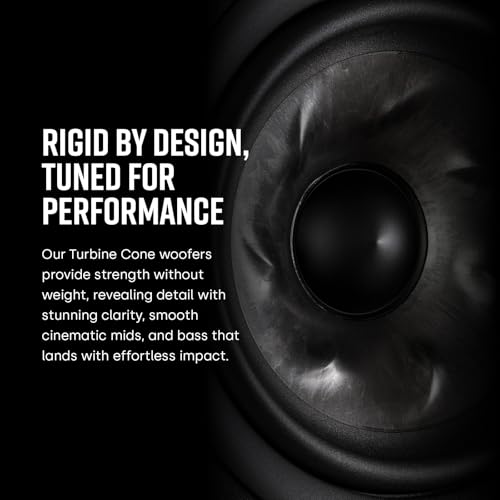 Image of Polk Audio Reserve Series R600 Tower Speaker, Home Audio Speakers, 1 inch Pinnacle Ring Tweeter & Dual 6.5 inch Turbine Cone Woofers, Hi-Res Certified, Dolby Atmos & IMAX Enhanced for Home Theater, Black