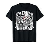 Weihnachten Motorrad Biker Weihnachtsmann