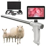 COUCHO Visuelle Besamungspistole für Ziegen, Besamungspistole für Schafe, Veterinärbesamungsgerät die Schafzucht mit verstellbarem 360°-LED-Bildschirm, 15-MP-Kamera und konstanter Temperatur