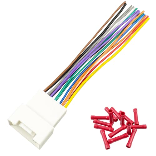 Jayubien Radio Wiring Harness JBL Connector for Toyota Highlander Sequoia