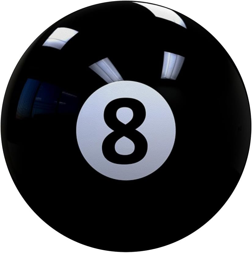 Black 8 Ball Pool Billiard PopSockets Adhesive PopGrip - Image 3