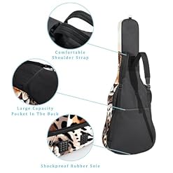 JRHEJTFZ Housse pour guitare acoustique de 1,9 cm d’épaisseur, imperméable, durable et élégant, motif léopard rugissant, Multicolore 5., 42.9×16.9×4.7 in, Motif imprimé tendance - Les Beatles, Paul McCartney, John Lennon, RIngo Starr, George Harrison JRHEJTFZ Housse pour guitare acoustique de 1,9 cm d'épaisseur, imperméable, durable et élégant, motif léopard rugissant, Multicolore 5., 42.9x16.9x4.7 in, Motif imprimé tendance – Image 3