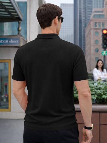 Image of Noble Monk Men's Regular Fit Polo T Shirt |Half Sleeves |Collar Tshirts | Casual T-Shirt
