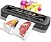 MegaWise Vacuum Sealer Machine | 80kPa Suction Power| Bags and Cutter Included | Compact One-Touch Automatic Food Sealer with External Vacuum System | Dry Moist Fresh Modes for All Saving needs