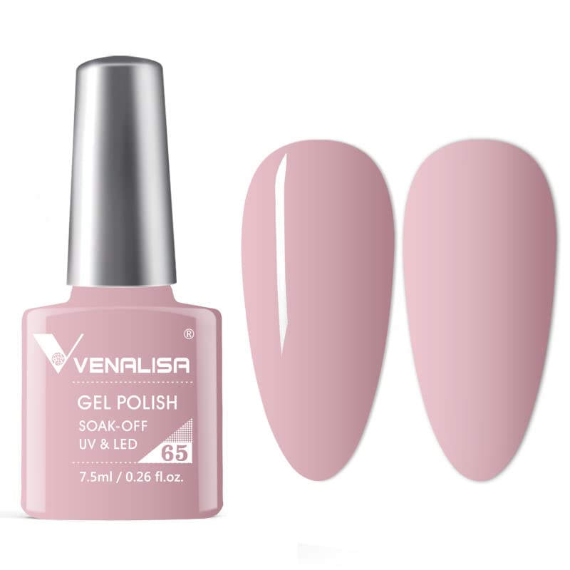 VENALISA Gel Nail Polish from BELLE GAGA ™ - French Nail Gel Color Soak Off UV LED Nail Gel Polish Nail Art Starter Manicure Salon DIY at Home - Need UV Lamp to Cure UV Gelpolish (65)