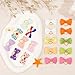 Yxiang Puppy Dog Small Hair Bows with Rubber Bands 60PCS Dog Bows Pet Grooming Hair Accessories for Yorkie Doggies Girl Puppy