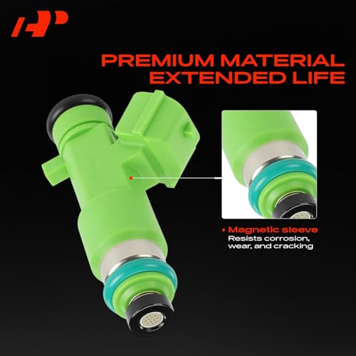 A-Premium 12 Holes Set of 6 Fuel Injectors Compatible with Nissan Altima 2007-2018, Murano 2009-2020, Quest 2011-2017 350Z & Infiniti Q70 2017, EX35, FX35, G35, 3.5L Replace# 16600JK20A by A-Premium - Used condition - Image 3
