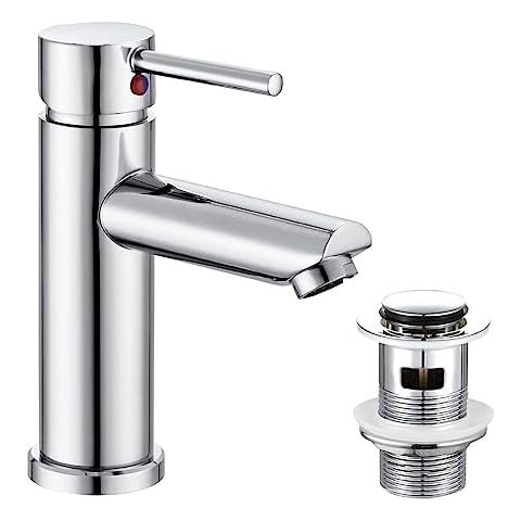 Hapilife Chrome Brass Basin Mixer Tap Cover