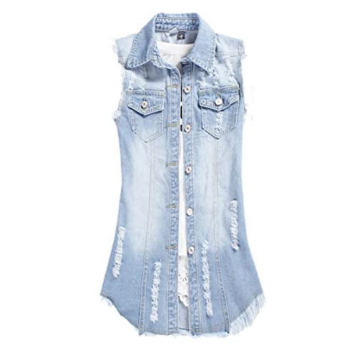 Gilet sans manches en jean femme XXL : la coupe parfaite pour sublimer vos tenues