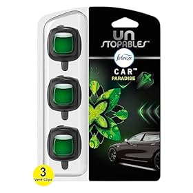 Febreze Unstopables Car Odor-Fighting Car Freshener Vent Cli...