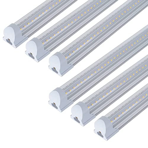 Led Shop Lights,Led Shop Lights 4FT 50W 6500K 7000LM Clear White,Shop Light 4FT 110V Linkable...
