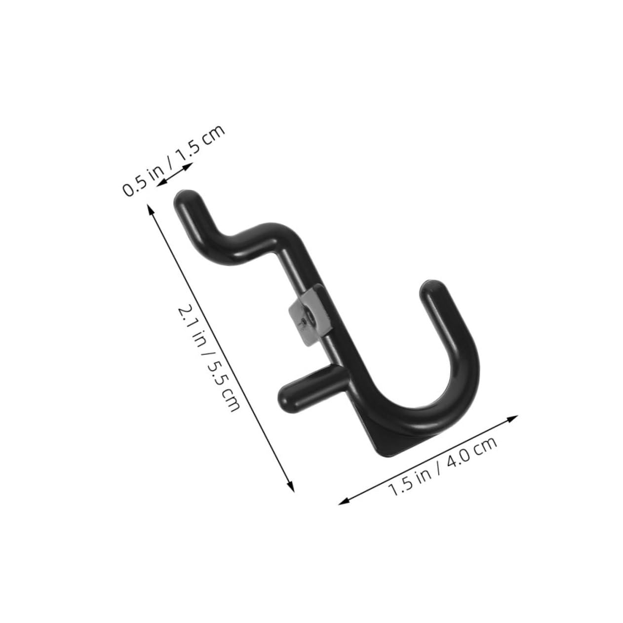 BUGUUYO Pegboard Storage Hooks 40 Pieces Plastic Hooks Tool Organizers for Wall for Hanging Tools Efficient Garage Organization