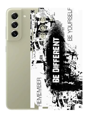 Image of AtOdds - Full Body Back Screen Guard Protector Film - Lamination Wrap Skin Sticker Compatible with Samsung Galaxy S21 FE | Scratchproof Matte Finish (Design - Be Different)