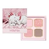 ミルフィー マイキティアイパレット (M08 お姫様キャット/ディズニー マリー) 猫 4色 アイシャドウ ラメ アイメイク メイクアップ イエベ ブルべ MilleFee ギフト プレゼント マリーちゃん Disney ディズニー