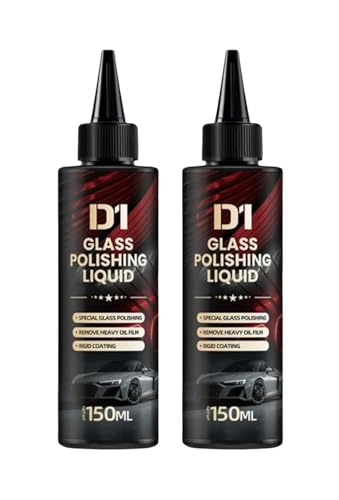 Liquido lucidante per vetri, detergente e lucidante per vetri auto, spray antiappannamento con rivestimento idrofobico che rimuove vortici, graffi, segni di tergicristalli e pellicola d'olio