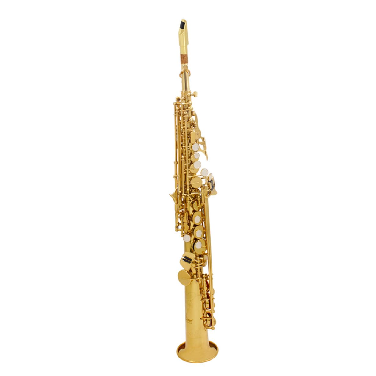 Bocchino Sax G1 Soprano in Metallo Oro per Sassofono | 6 Fori, Finitura Dorata, Accessorio Singolo, Linea per Strumenti a Fiato Soprano