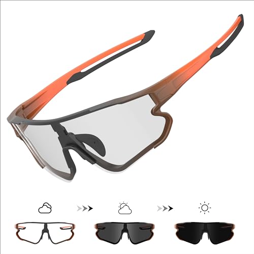 Attcl SPORT S Sunglasses For Men Women Running Baseball Golf Cycling Glasses Uv Protection Xq548Bs Orange thumb #1