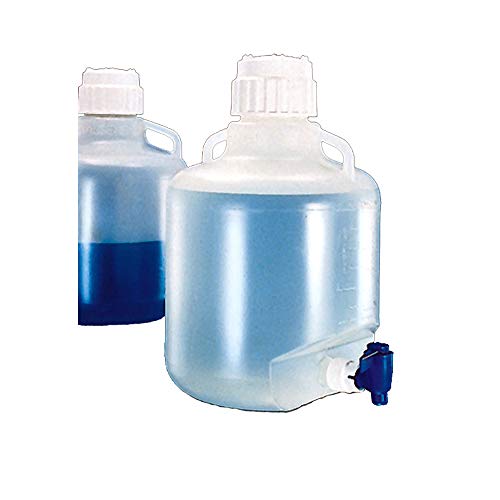 Nalgene Low-Density Polyethylene Carboys with Spigot, 10 Liters Capacity - 2318-0020