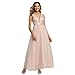 Produktbild Damenbekleidung Kleider Plus Size Abendkleid V-Ausschnitt Ärmellos A Linie Bodenlange Pailletten Frauen Hochzeitsfeier Formelle Abendkleider-Pink_6