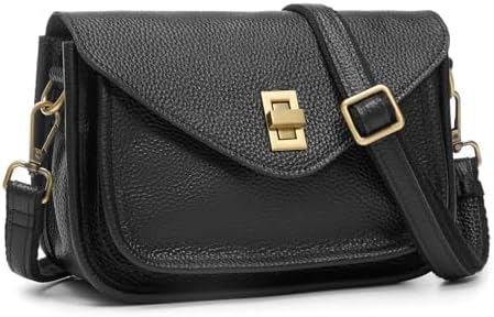 Crossbody Bags for Women Genuine Leather Crossbody Purses with Mu...