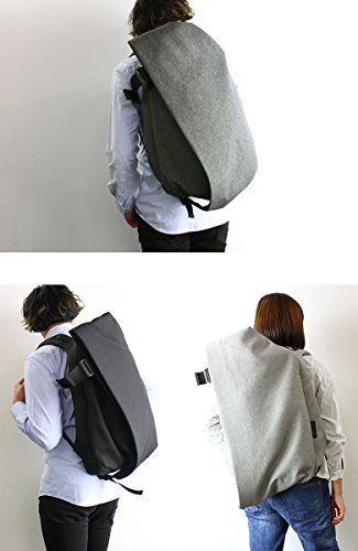 cote&ciel Isar Large Eco Yarn Backpack Black Melange One Size3