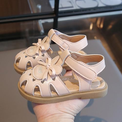 IWIHMIV Toddler Girl Sandals Flower Girl Summer Dress Shoes Summer Comfortable Non Slip Open Toe Soft Sole Sandals2