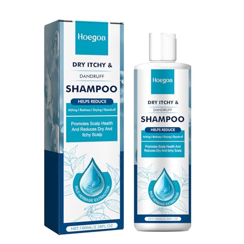 Dry Scalp Shampoo Folliculitis Shampoo, Seborrheic Dermatitis Shampoo, Anti Dandruff Shampoo, Folliculitis Treatment, Dandruff Treatment, with Herbal Essence to Hydrate Hair, Relieve From Itchy