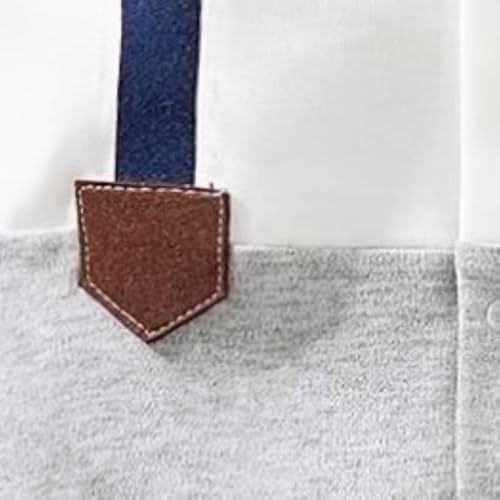 Macacão de Algodão com Gravata Borboleta para Bebês com Suspensórios