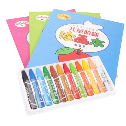 Coloriage pour garçon fille album de dessin anti-ennui avec crayons de couleur