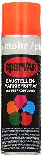 Preisvergleich Produktbild SparVar 6041346 Bausignierspray Leuchtrot (Überkopfdüse), 500 ml